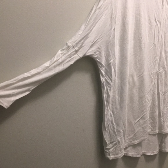 Zara jersey knit leather accent top - Picture 2 of 5